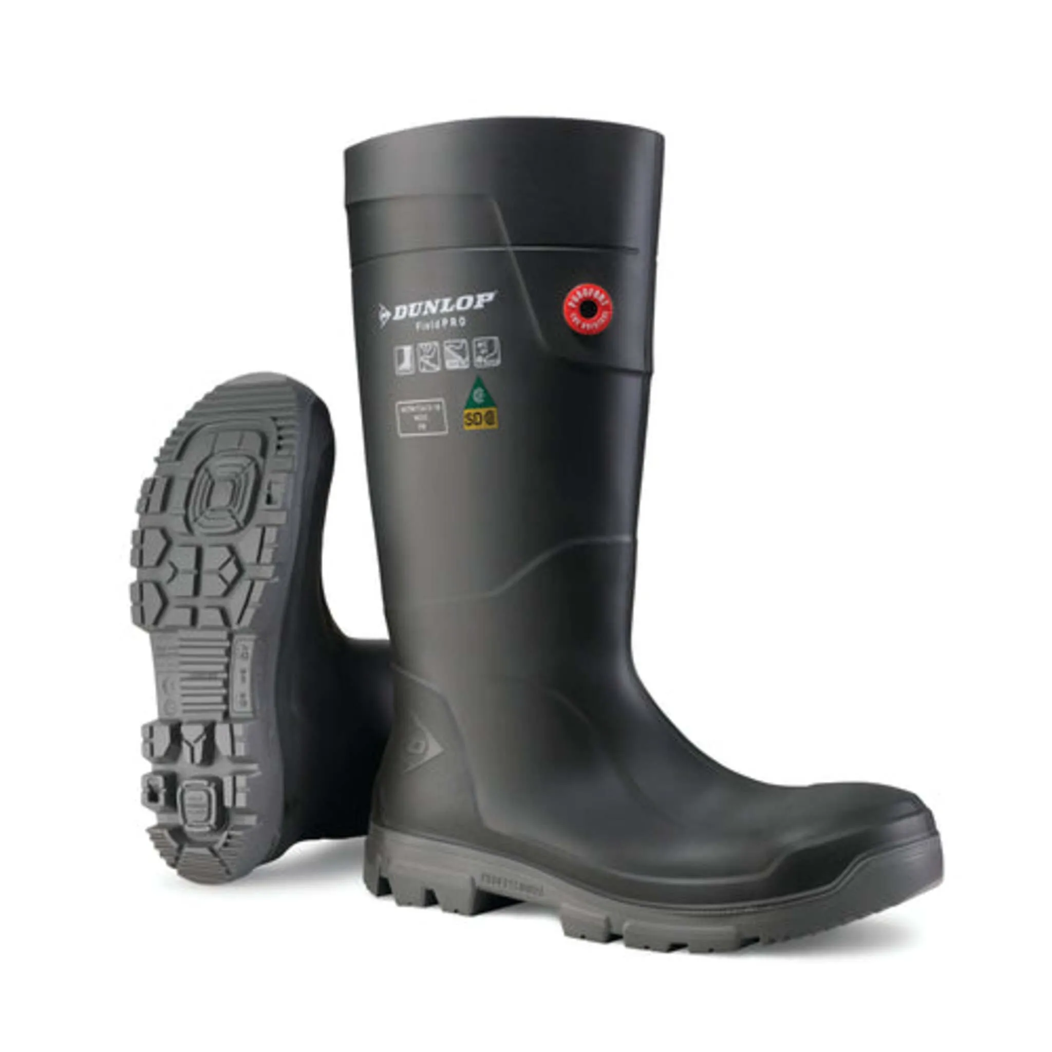 Dunlop Men's Safety Work Boots FieldPRO Steel Toe, CSA Approved, Slip Resistant, Puncture   Chemical Resistant | Sizes 7-14